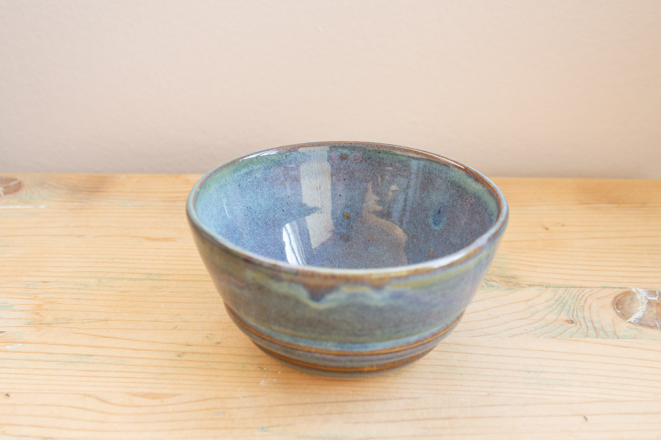 Denim Blue Ice Cream Bowl